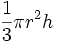maths geometry cone volume formula