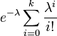 Cumulative Distribution Function - Poisson